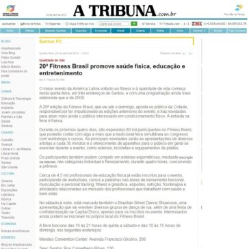 20º Fitness Brasil promove saúde física, educação e entretenimento – A Tribuna
